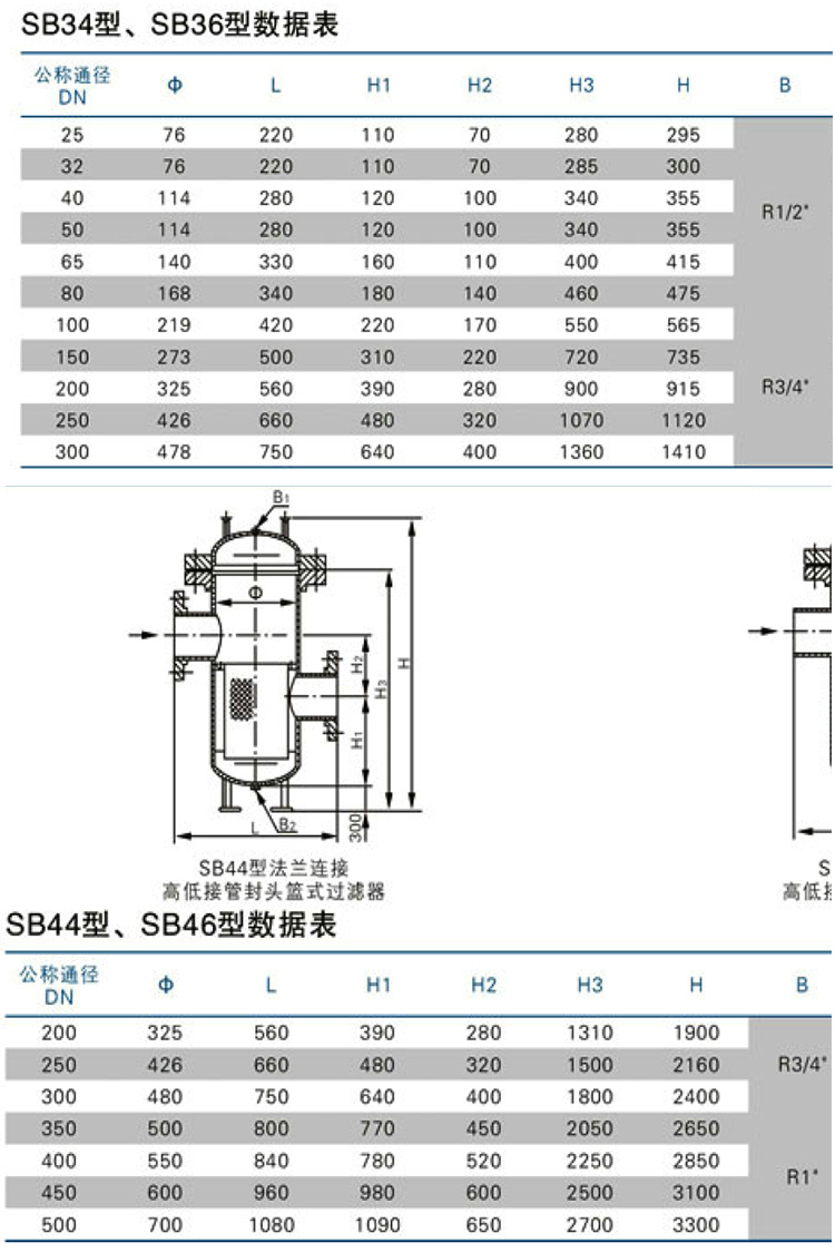 籃式過(guò)濾器(圖6)